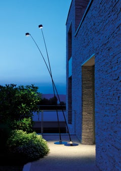 Davide Groppi SAMPEI 440 OUTDOOR floor lamp in matt white by Enzo Calabrese