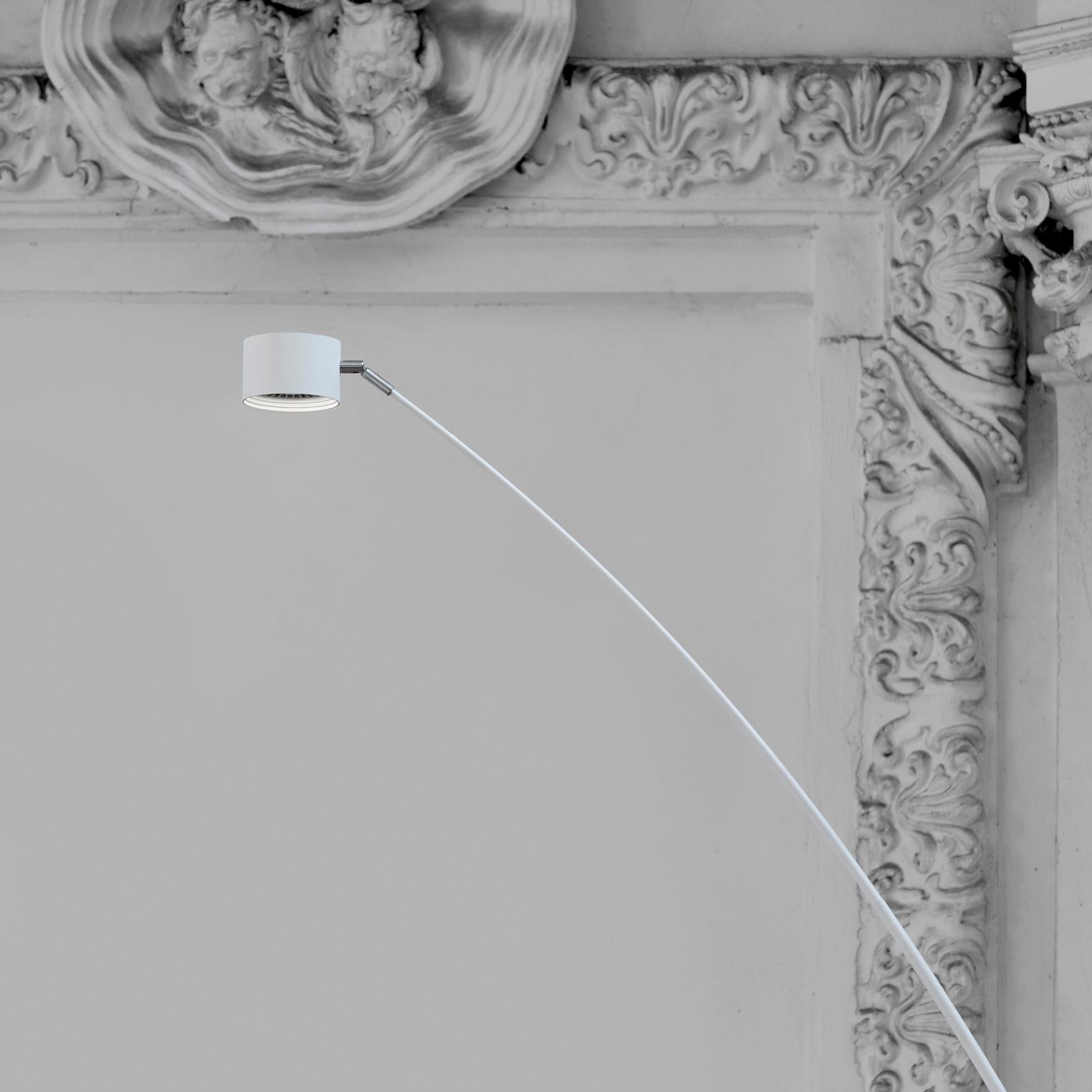 Italian Davide Groppi SAMPEI Large floor lamp in Matt Black by Enzo Calabrese For Sale