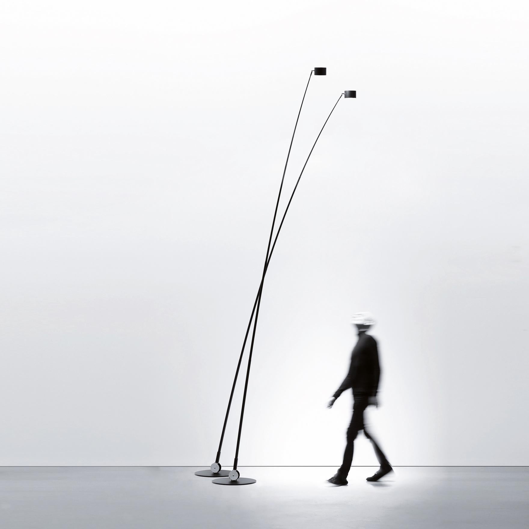 Davide Groppi SAMPEI Small floor lamp in Matt White by Enzo Calabrese For Sale 4