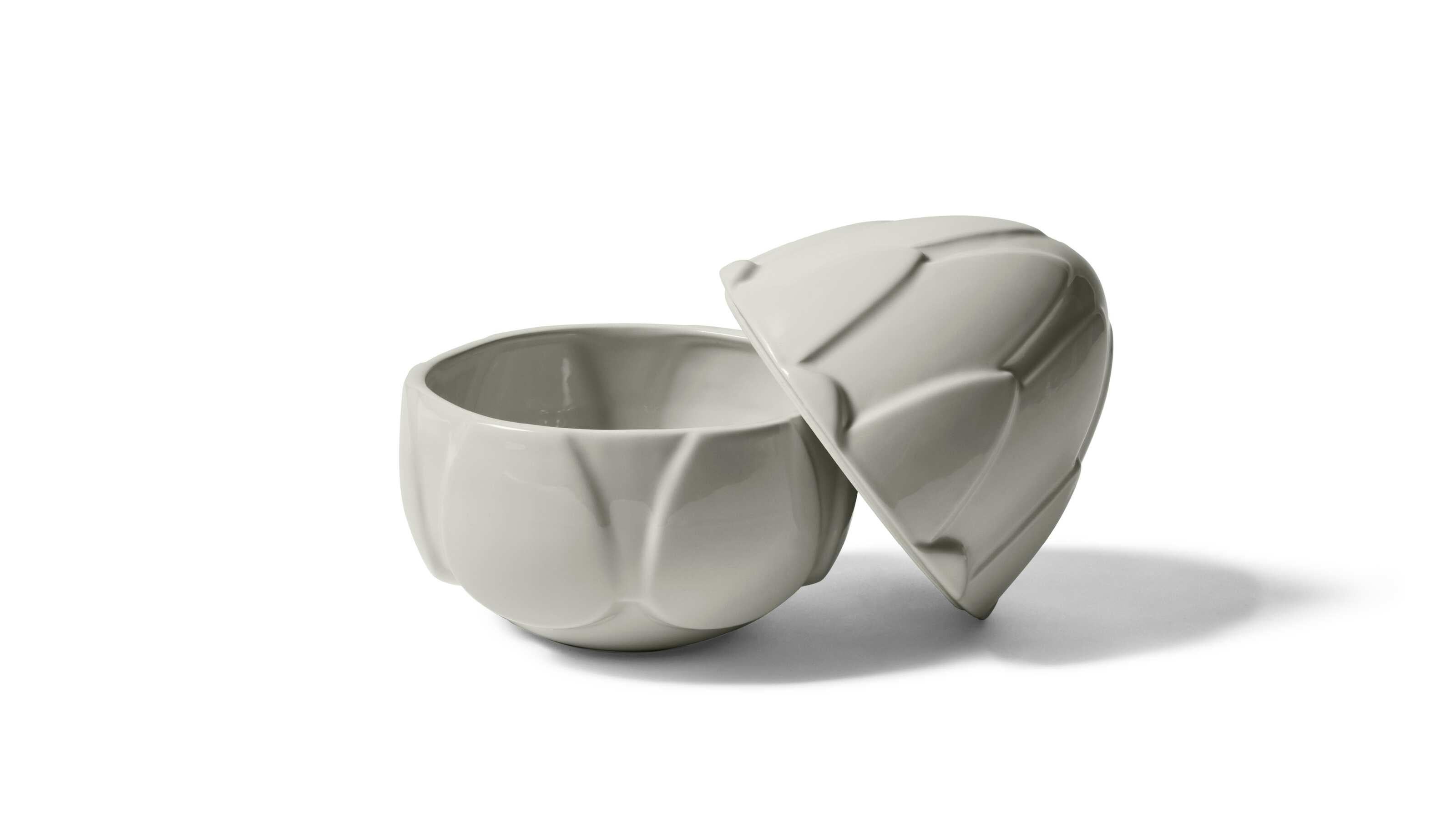 Mid-Century Modern Davide Oldani Taac Asparagus Ceramic Center Piece For Sale