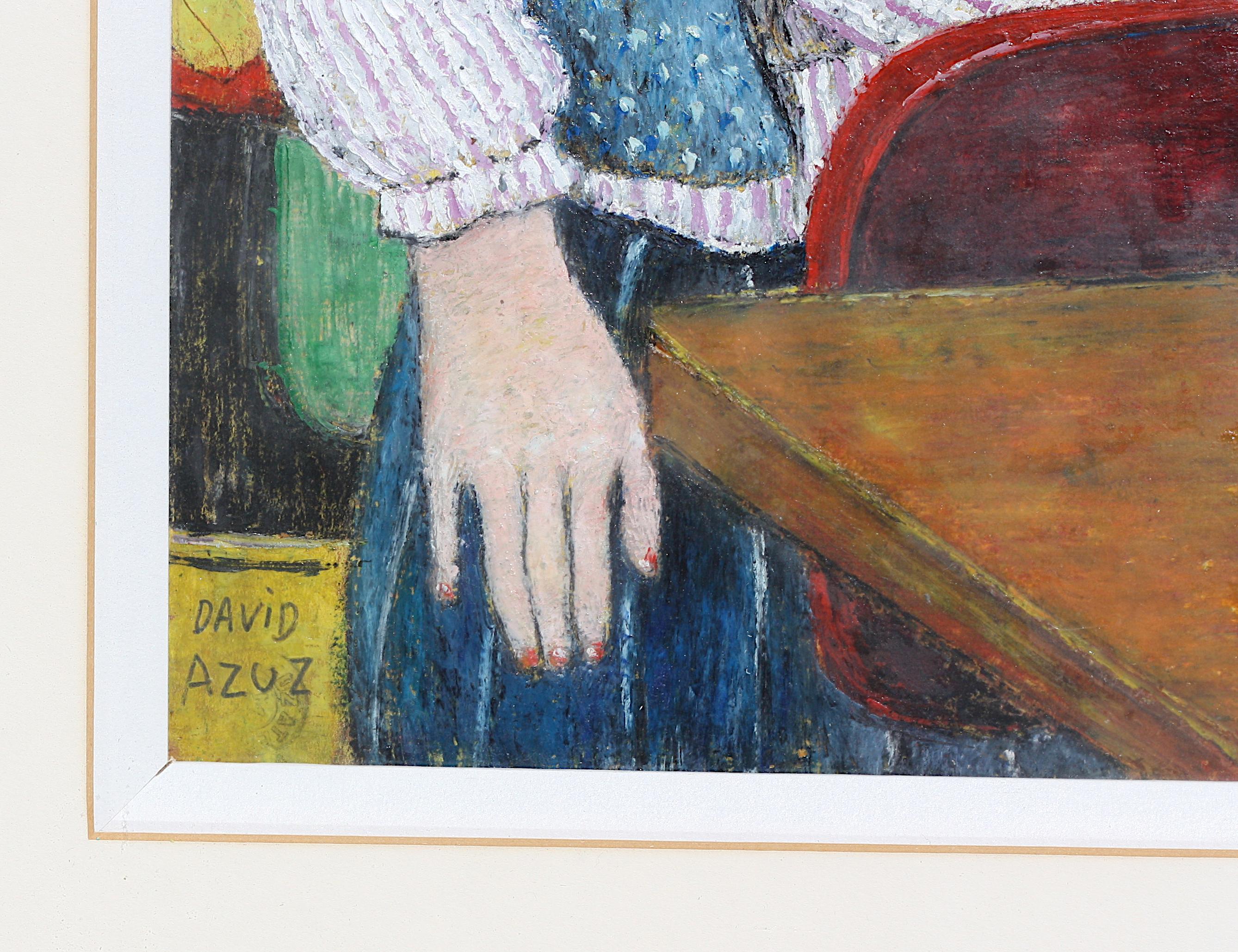 Davidf Azuz, (Franzose/ Israeli, 1942-2014) im Zustand „Gut“ im Angebot in West Palm Beach, FL