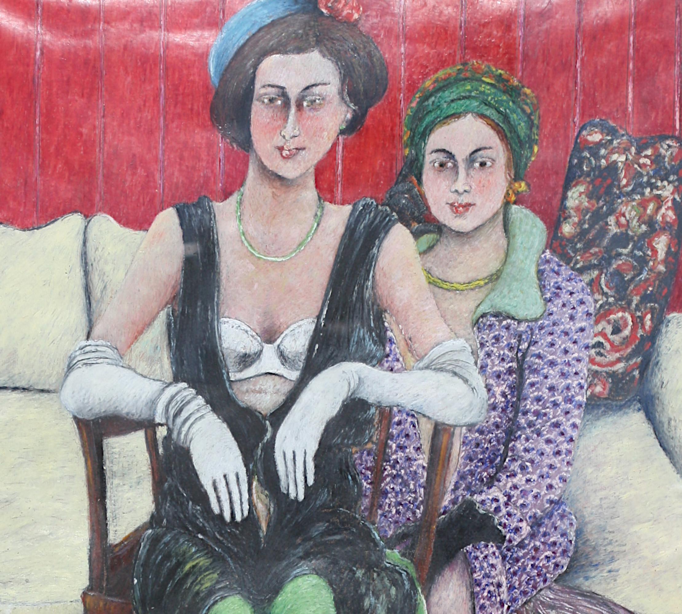 Davidf Azuz, (Franzose/ Israeli, 1942-2014), Rendez-Vous, 1981 (Farbe) im Angebot