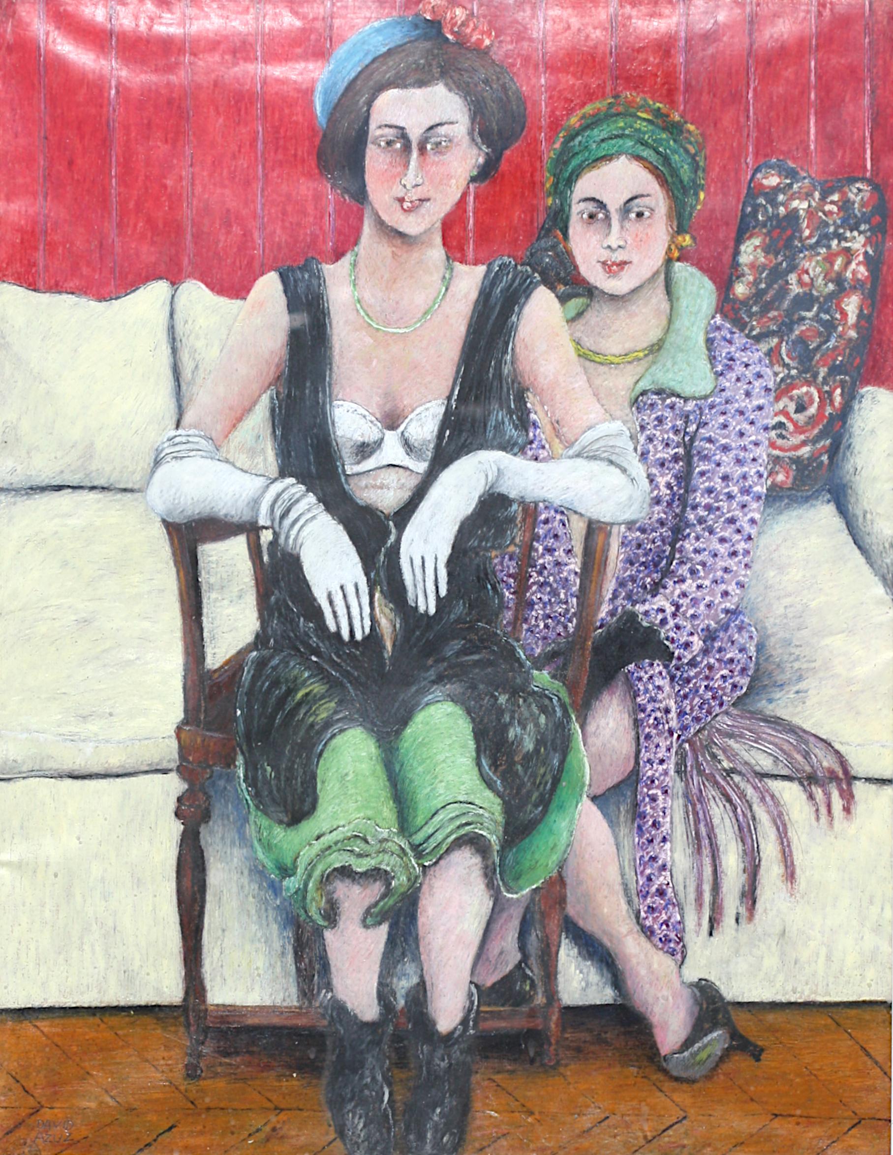 Davidf Azuz, (Franzose/ Israeli, 1942-2014), Rendez-Vous, 1981 im Angebot 1