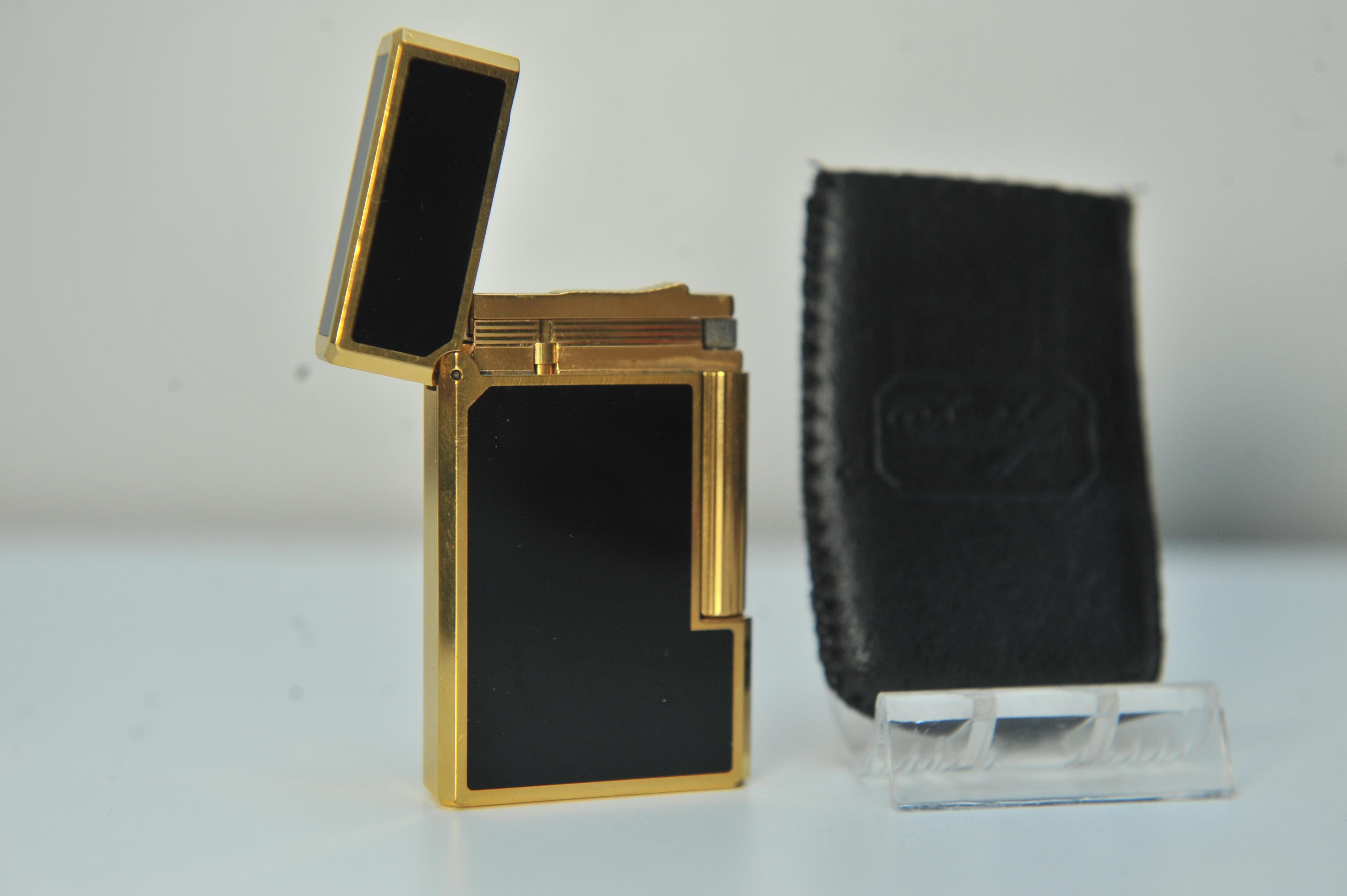 Davidoff Laque De Chine Pocket Cigarette Lighter Made in France Stamped 1E9DY06  For Sale 4