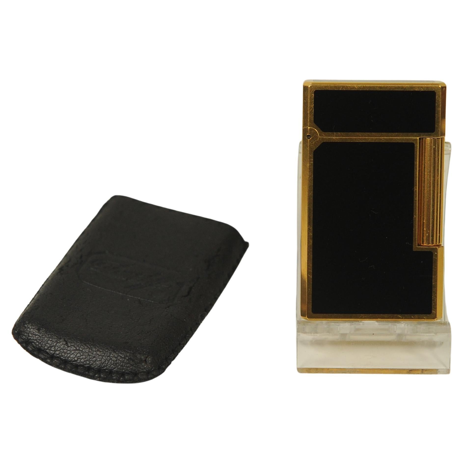 Dupont by Davidoff Ligne 1 Cigarette Lighter Made in France Stamped 1E9DY06 In Good Condition For Sale In Reading, Berkshire