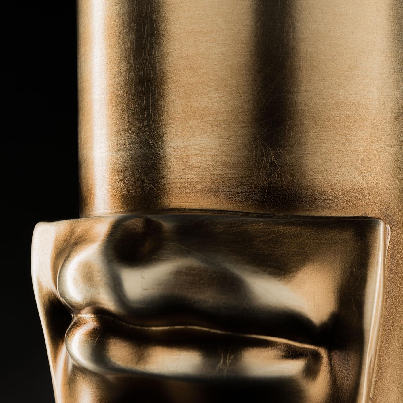 Modern David's Lips Golden Vase