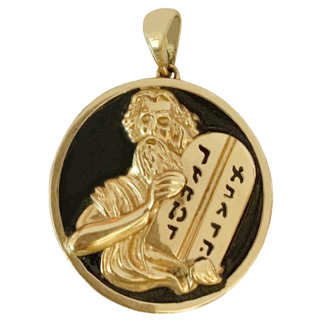 David's Star Reversible Torah Pendant For Sale