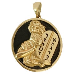 David's Star Reversible Torah Pendant