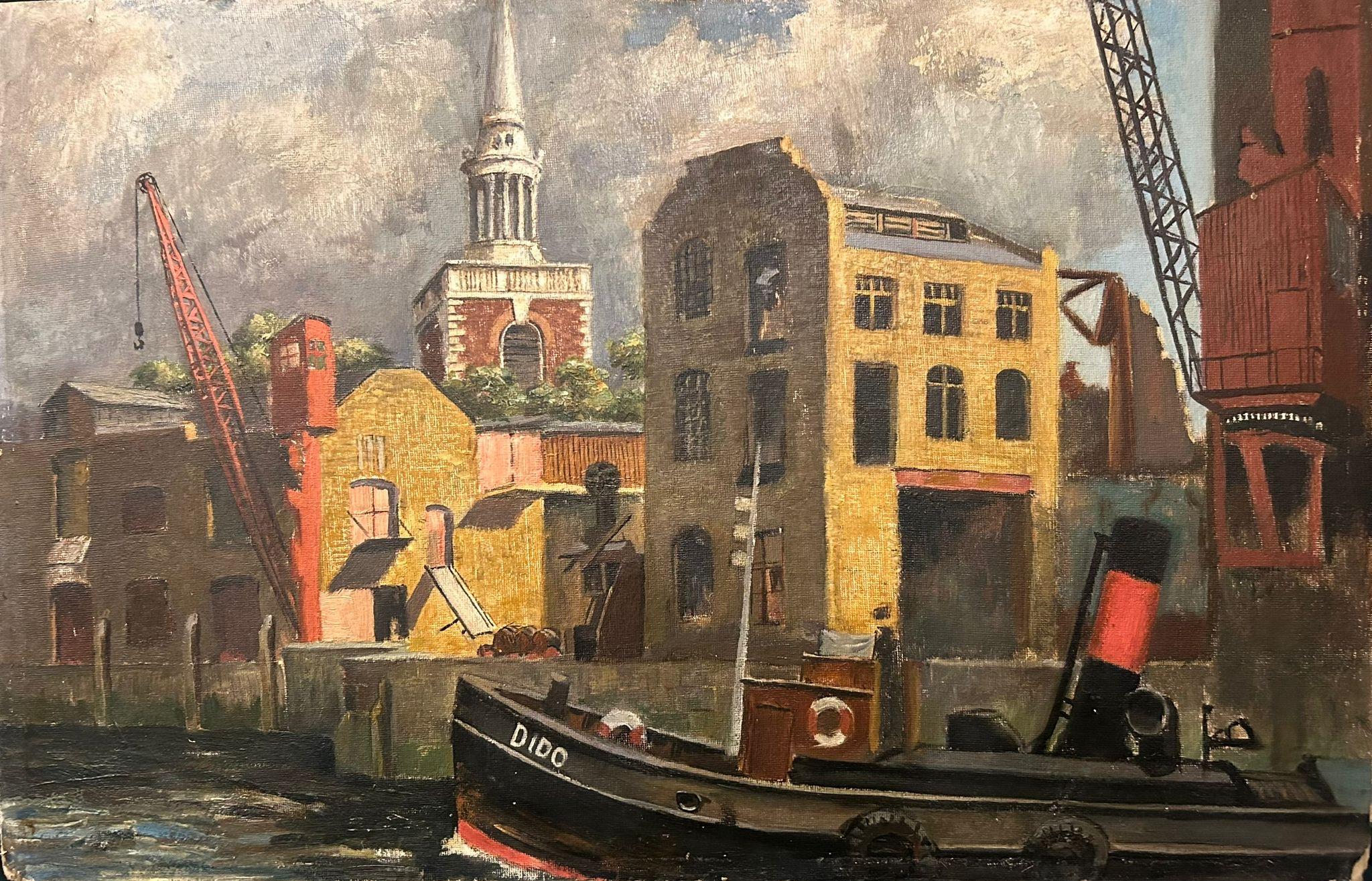 Davie Landscape Painting - Rotherhithe