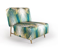 21st Century Davis Armchair in Fabric by Roberto Cavalli Home Interiors