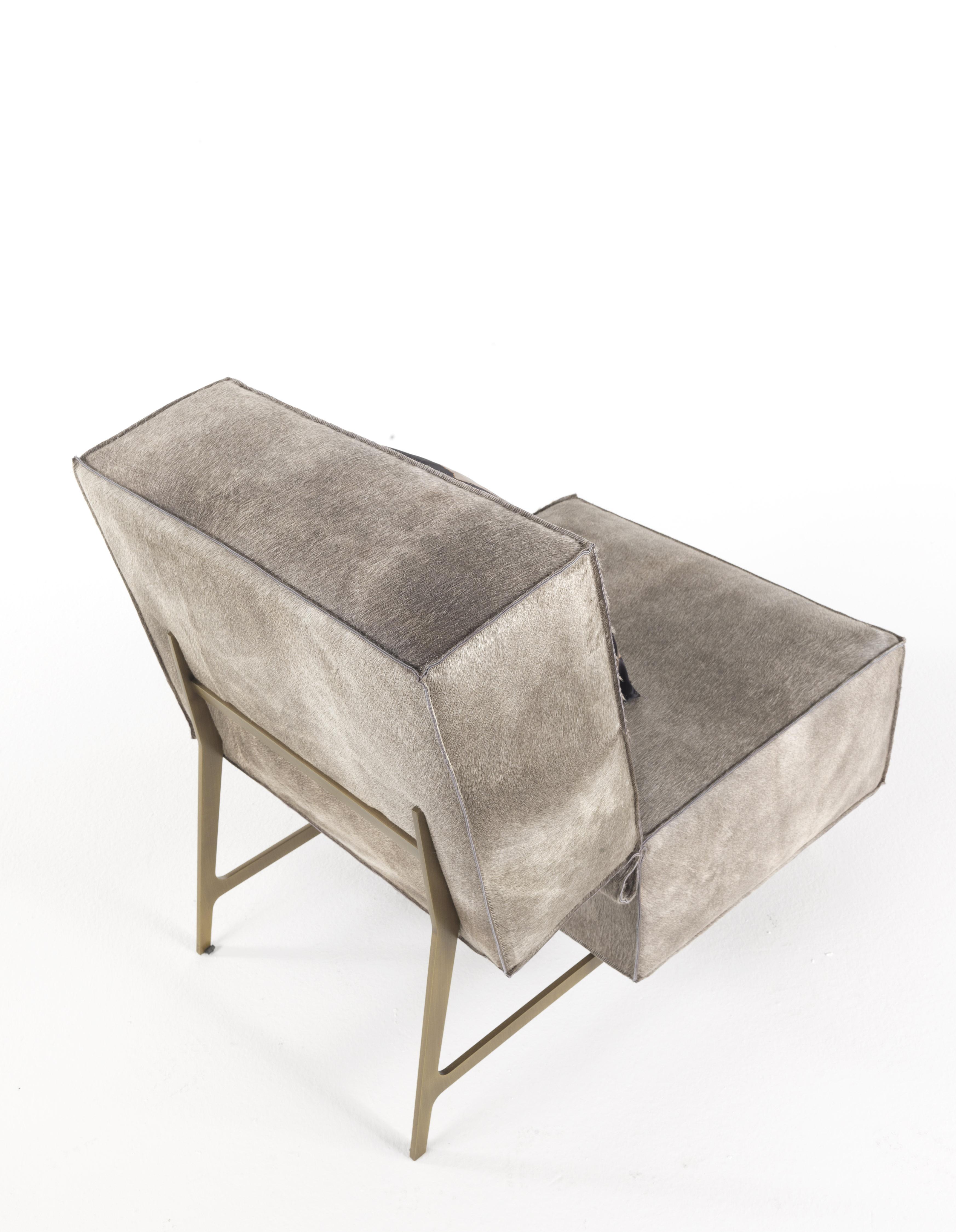 Italian 21st Century Davis Armchair in Leather by Roberto Cavalli Home Interiors For Sale