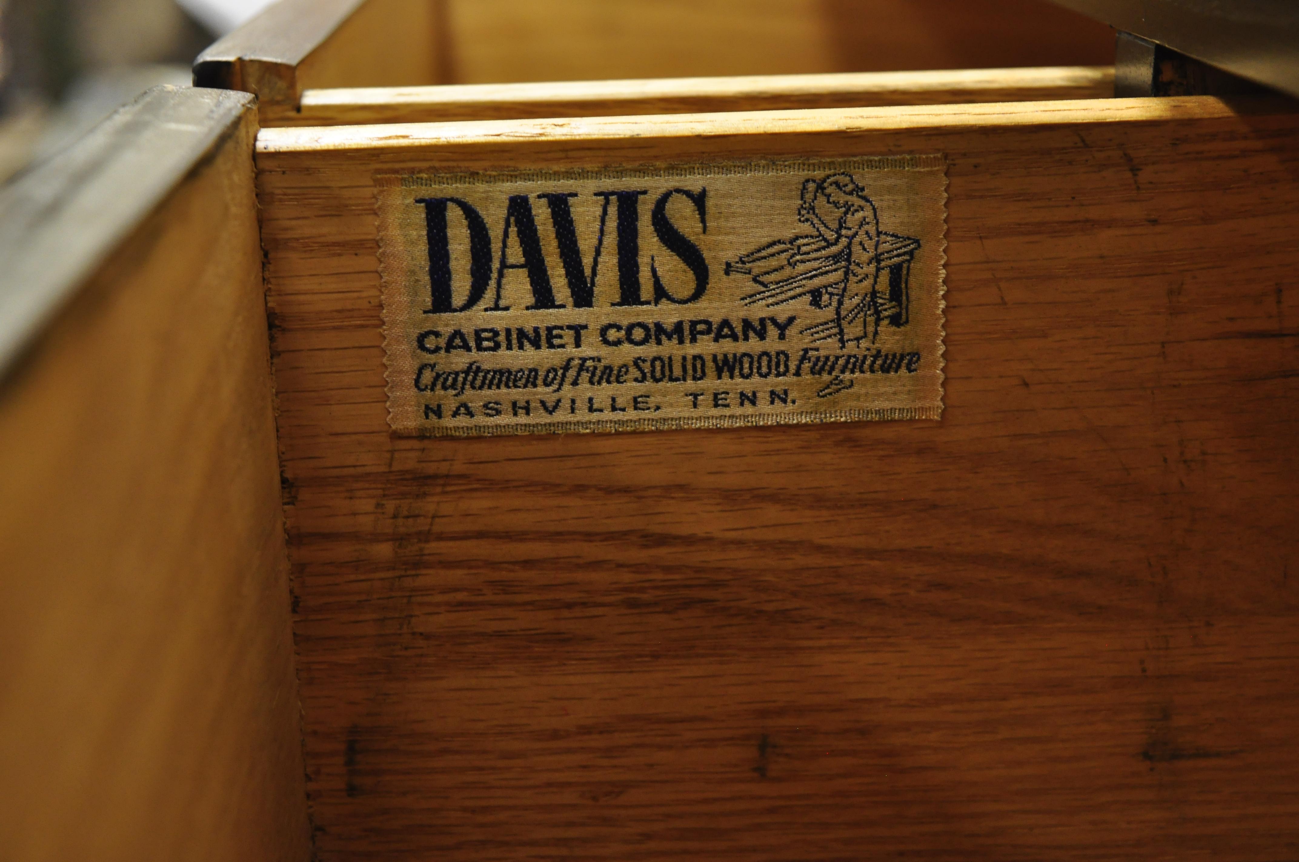Wood Davis Cabinet Co James Mont Ebonized Oriental Chinoiserie Lacquer 3-Drawer Chest