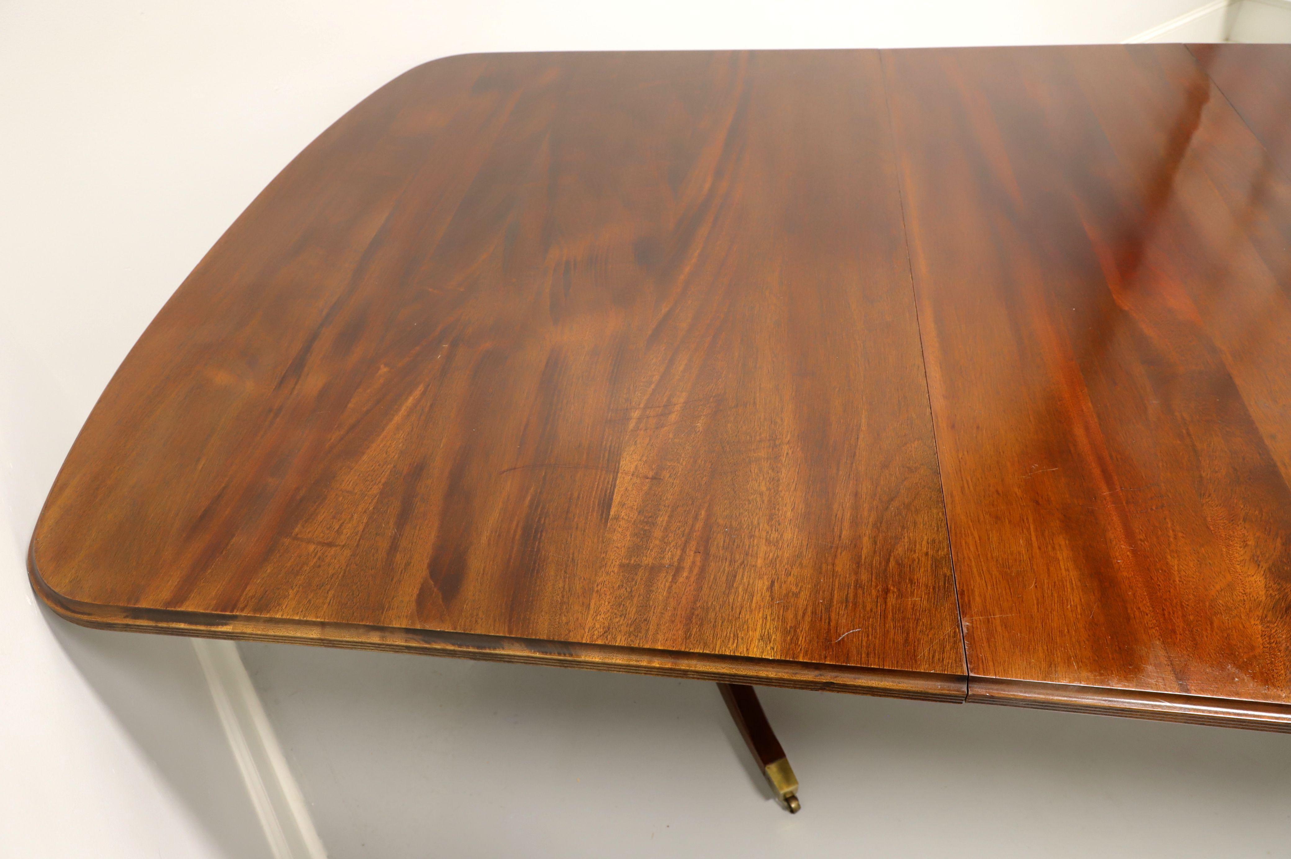 DAVIS CABINET CO Mahogany Traditional Double Pedestal Dining Table 2