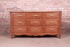 Davis Cabinet Company French Provincial Louis XV Triple Dresser or Credenza