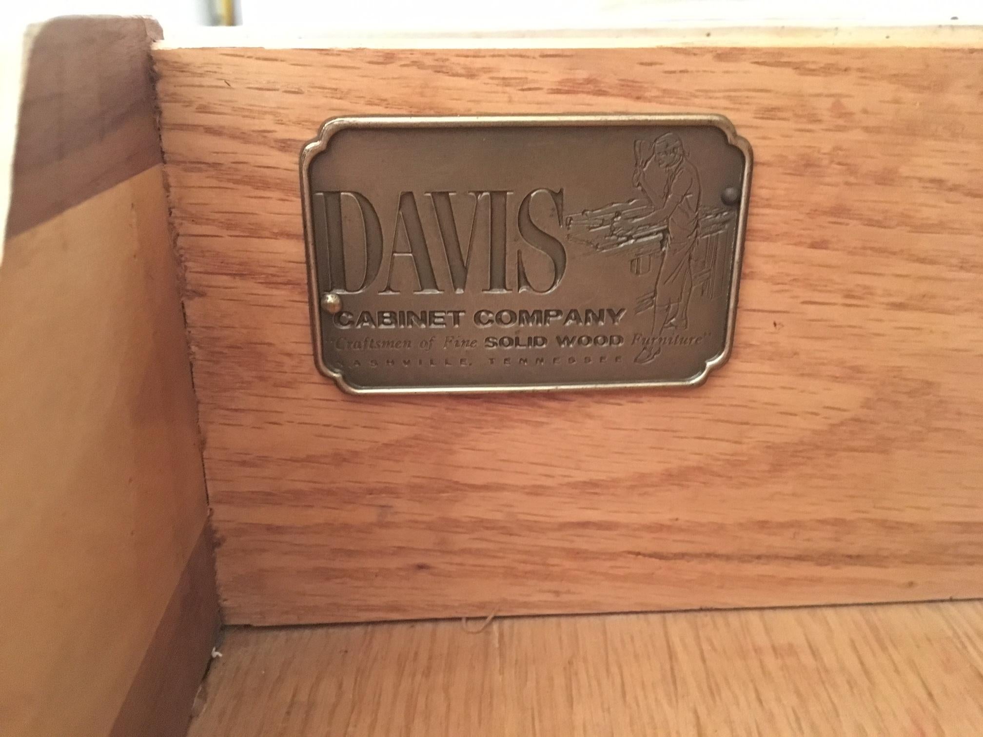 Davis Cabinet Company Lighted China Display and Buffet 1
