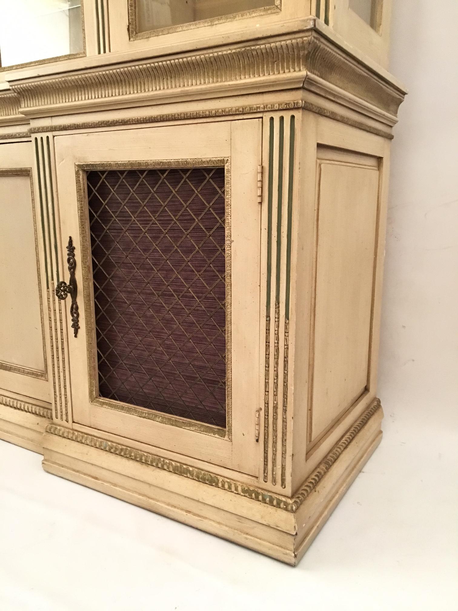 lighted china cabinet