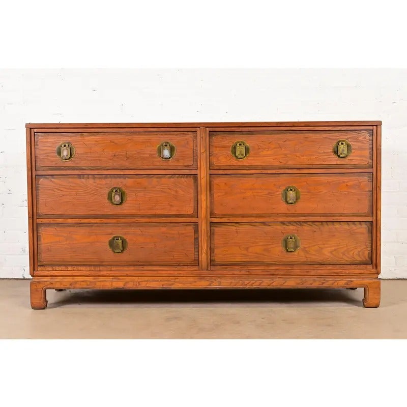 Davis Cabinet Company Mid-Century Modern Teak Dresser, Circa 1960s