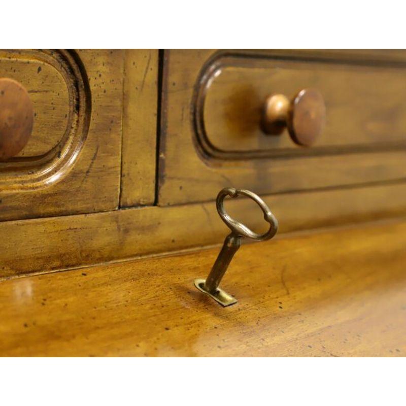 20th Century DAVIS CABINET Lillian Russell Solid Walnut Victorian Slant Drop Front Desk - A
