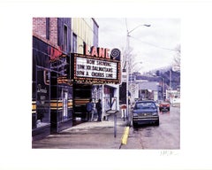 1995 Davis Cone 'Lane Theater' Realism Multicolor USA Serigraph