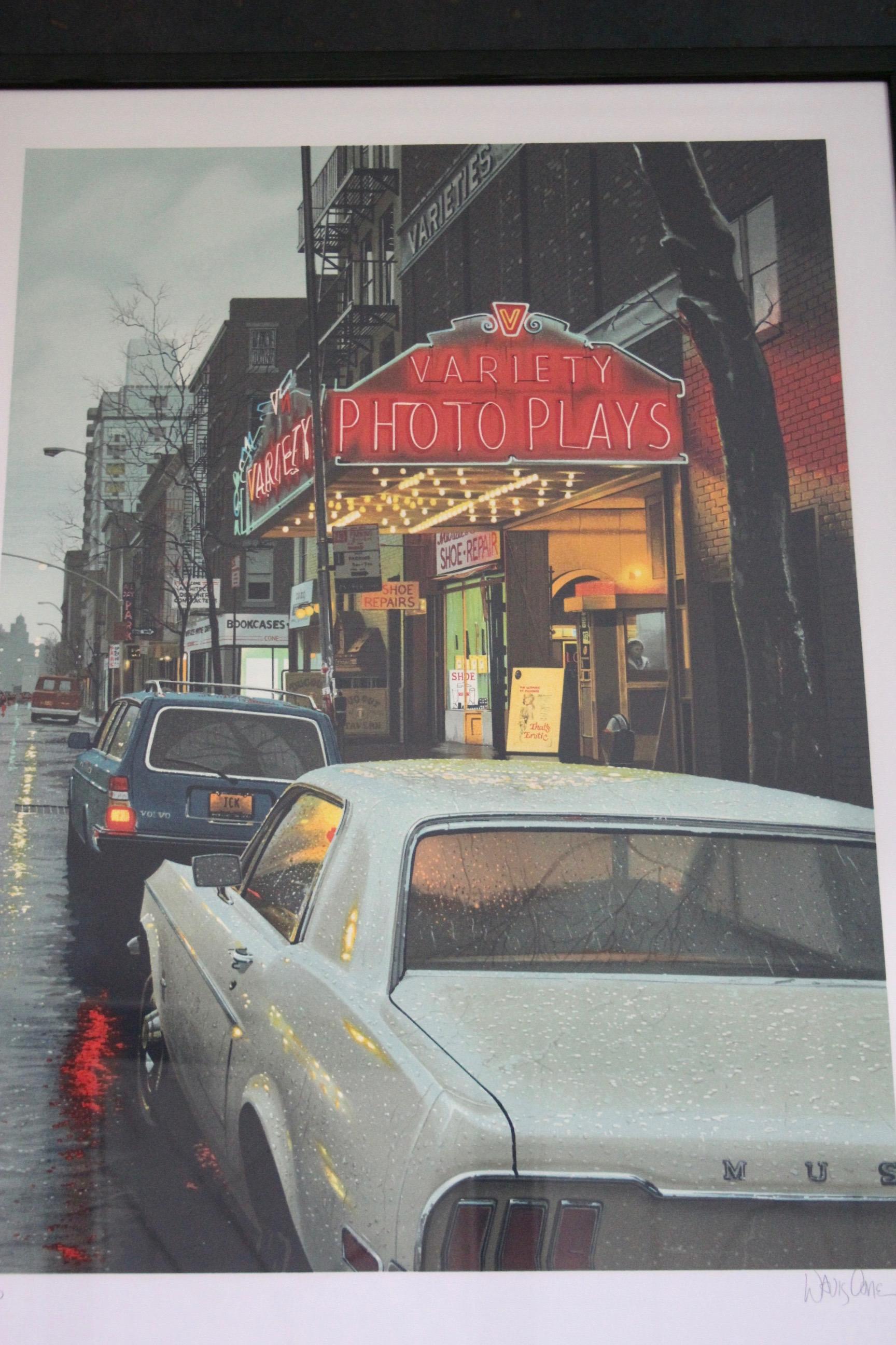 Fin du 20e siècle Davis Cone 1983 Variety Photo Plays Signée Lithographie en édition limitée en couleurs en vente