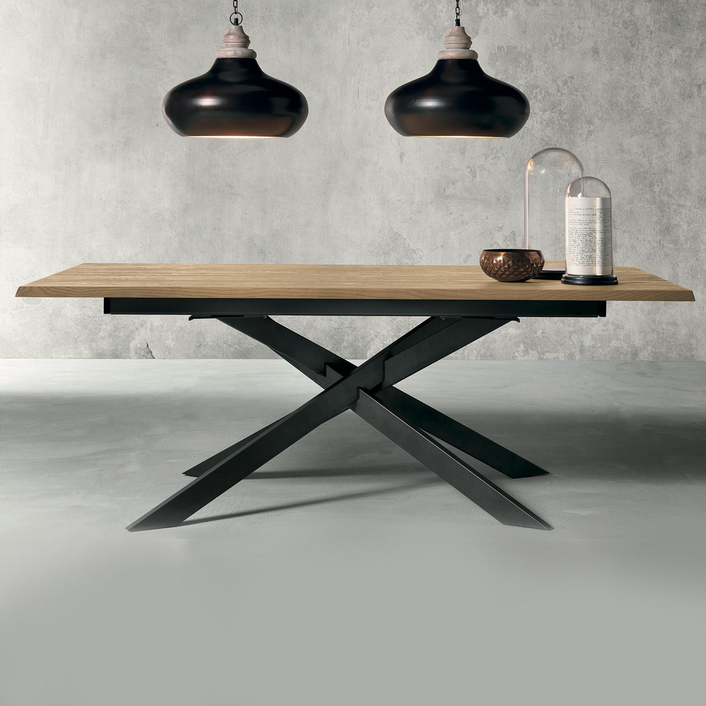 Italian Davis Large Extendable Table by Benedetti Tavoli d'Arredo