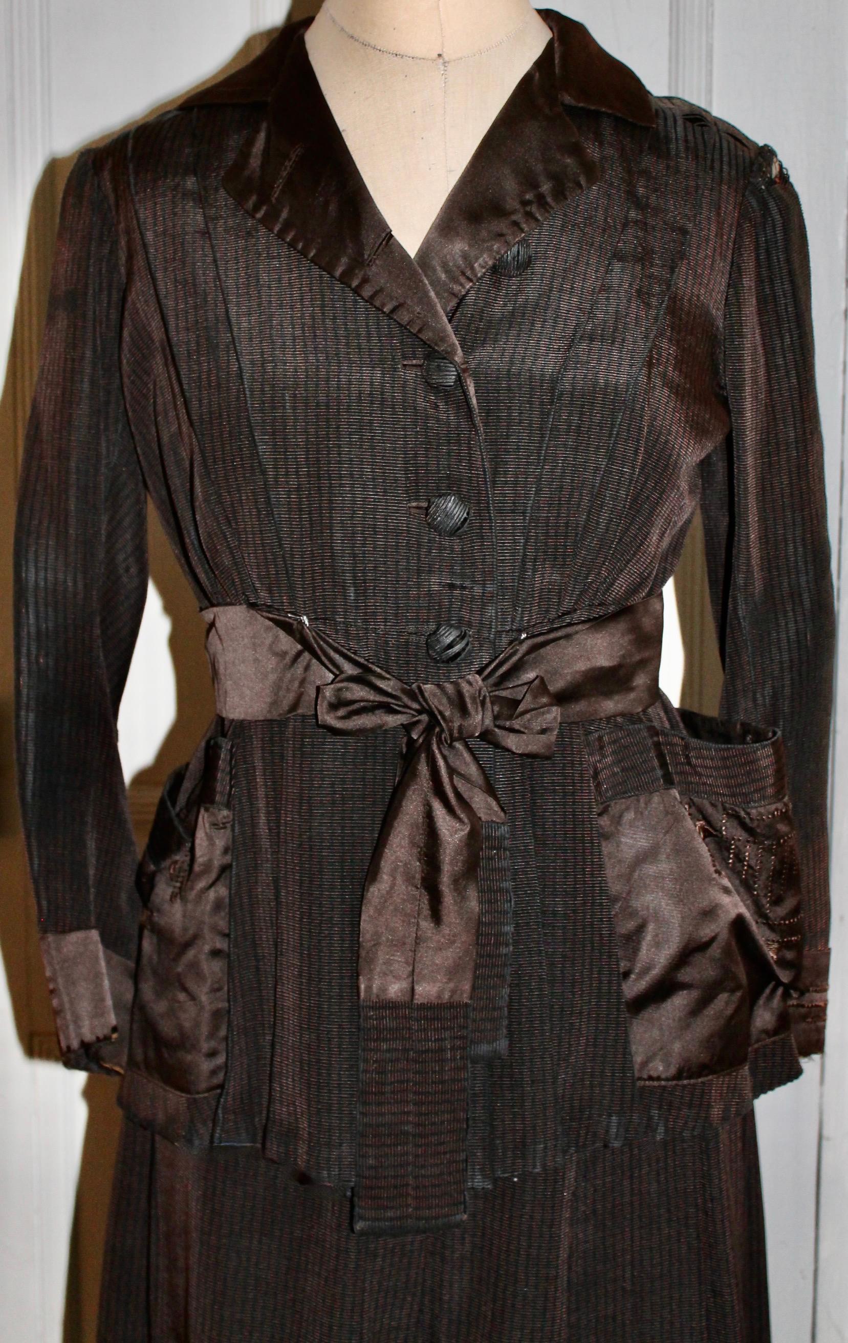 Davis & Marinsky Wiener Werkstatte Attributed Suit In Good Condition For Sale In Sharon, CT