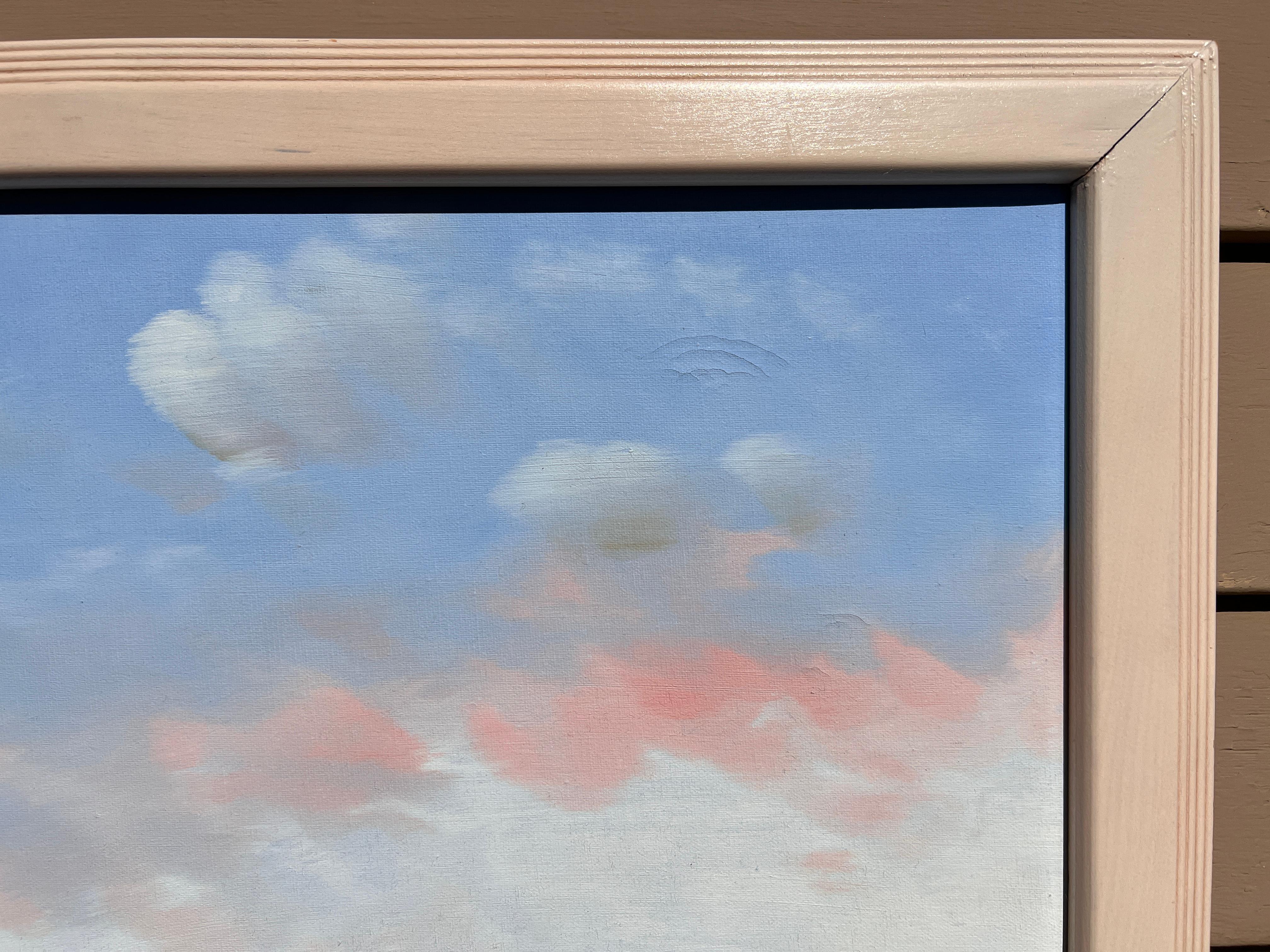 Großes Ölgemälde auf Leinwand, Meereslandschaft, Segelschiff im Meer, Davis Davis, gerahmt im Angebot 4