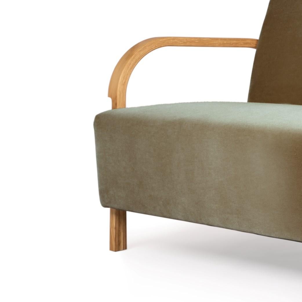 Danish DAW/Mohair & Mcnutt ARCH 2 Seater Sofa by Mazo Design