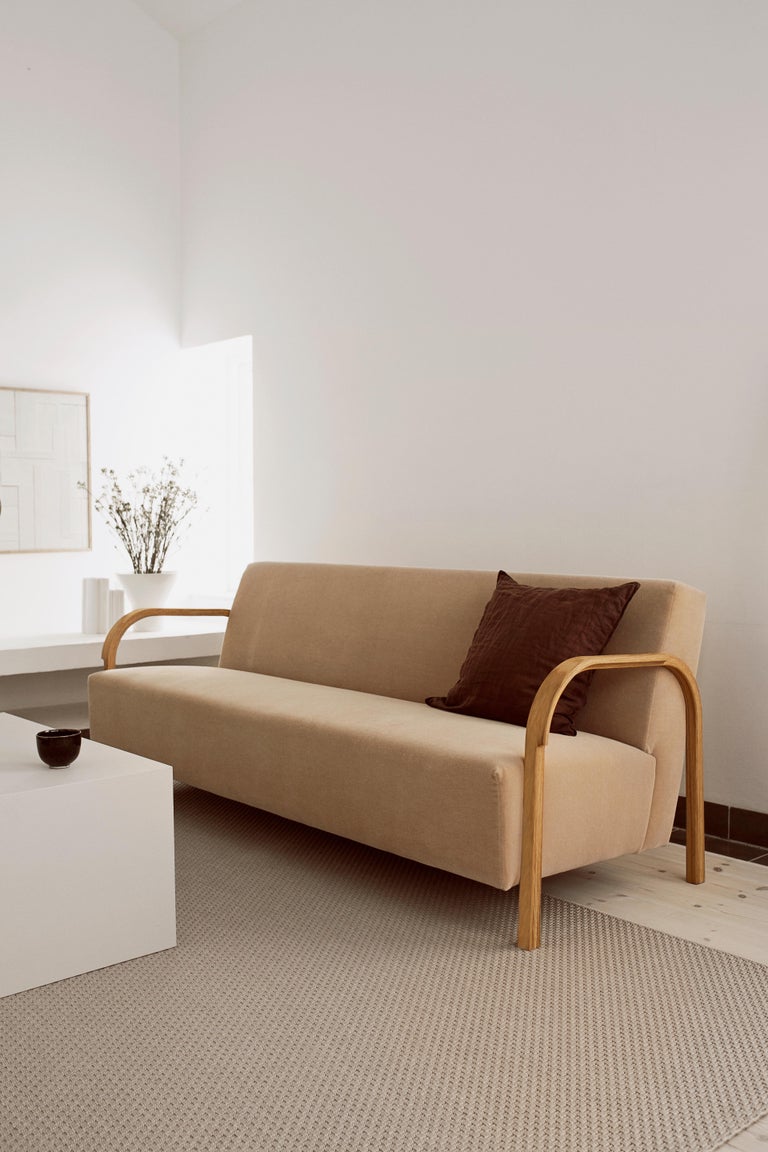 Danish DAW/Mohair & Mcnutt ARCH 3 Seater Sofa by Mazo Design