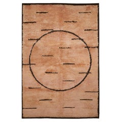 Tapis Shag Dawn, noué à la main -6'x9'.