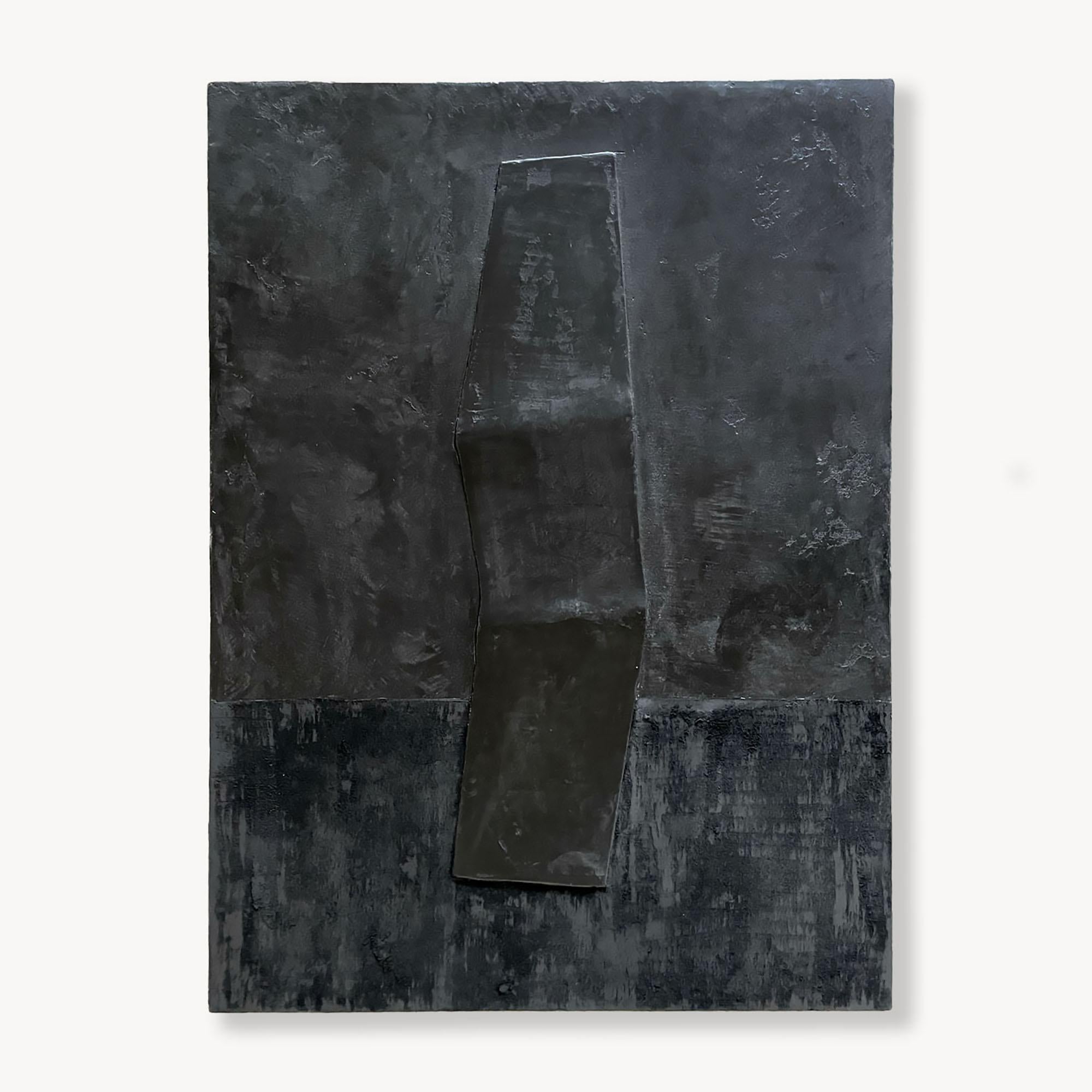 Behind Me: Plaster and Pigment on Wood Panel, 2010s, New, 48x35