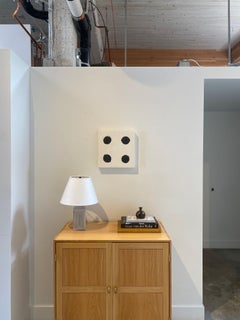 Augen-Studie: Abstraktes geometrisches, gemischtes Medienkunstwerk