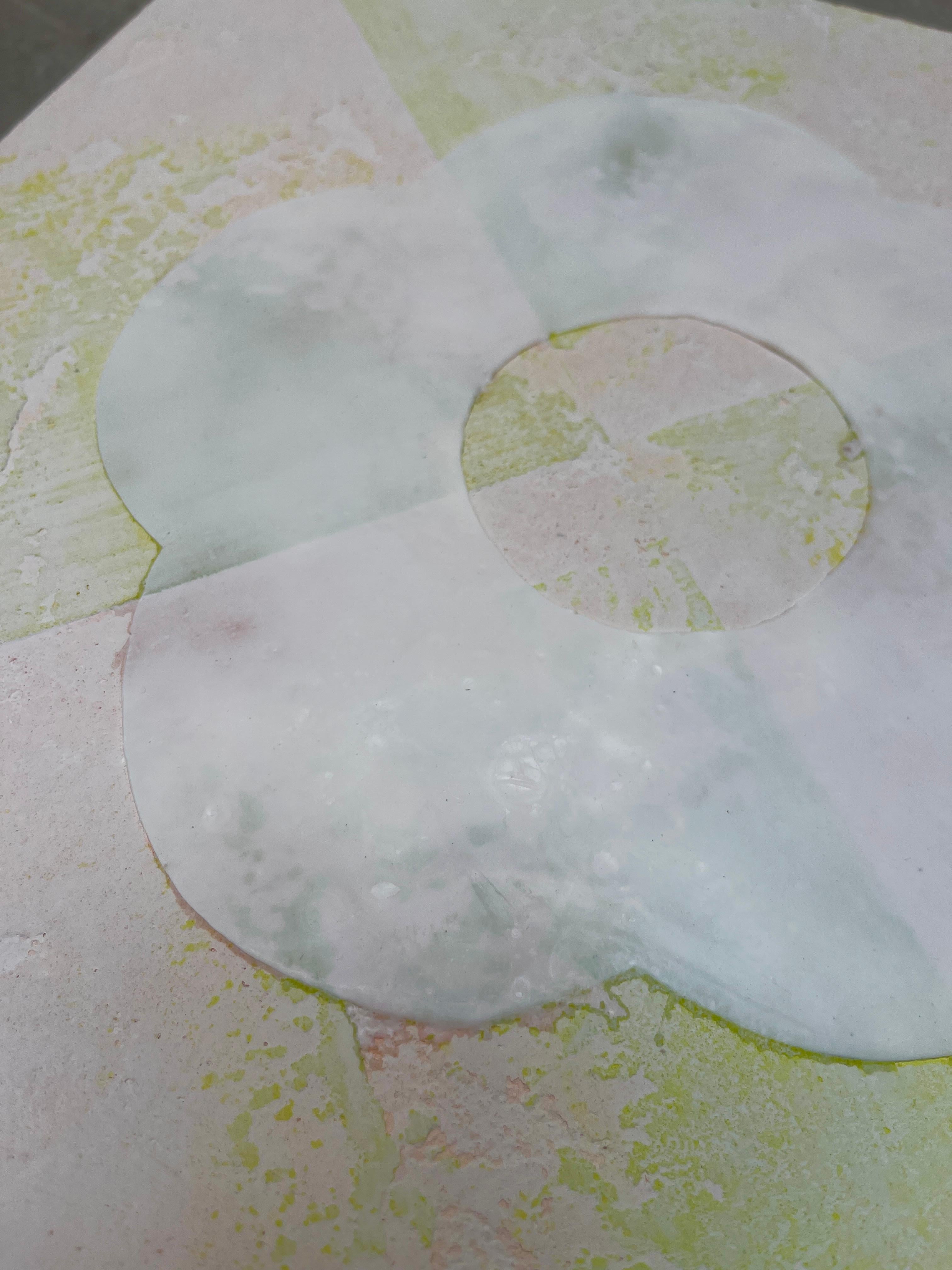 Flower Pinwheel Study by Dawn Basset, a Tadelakt plaster on wood panel, with wax and pigment accents, is part of a minimalist series debuted at the 2025 Seattle Art Fair.

A superb example of what can be accomplished when outdated limitations are