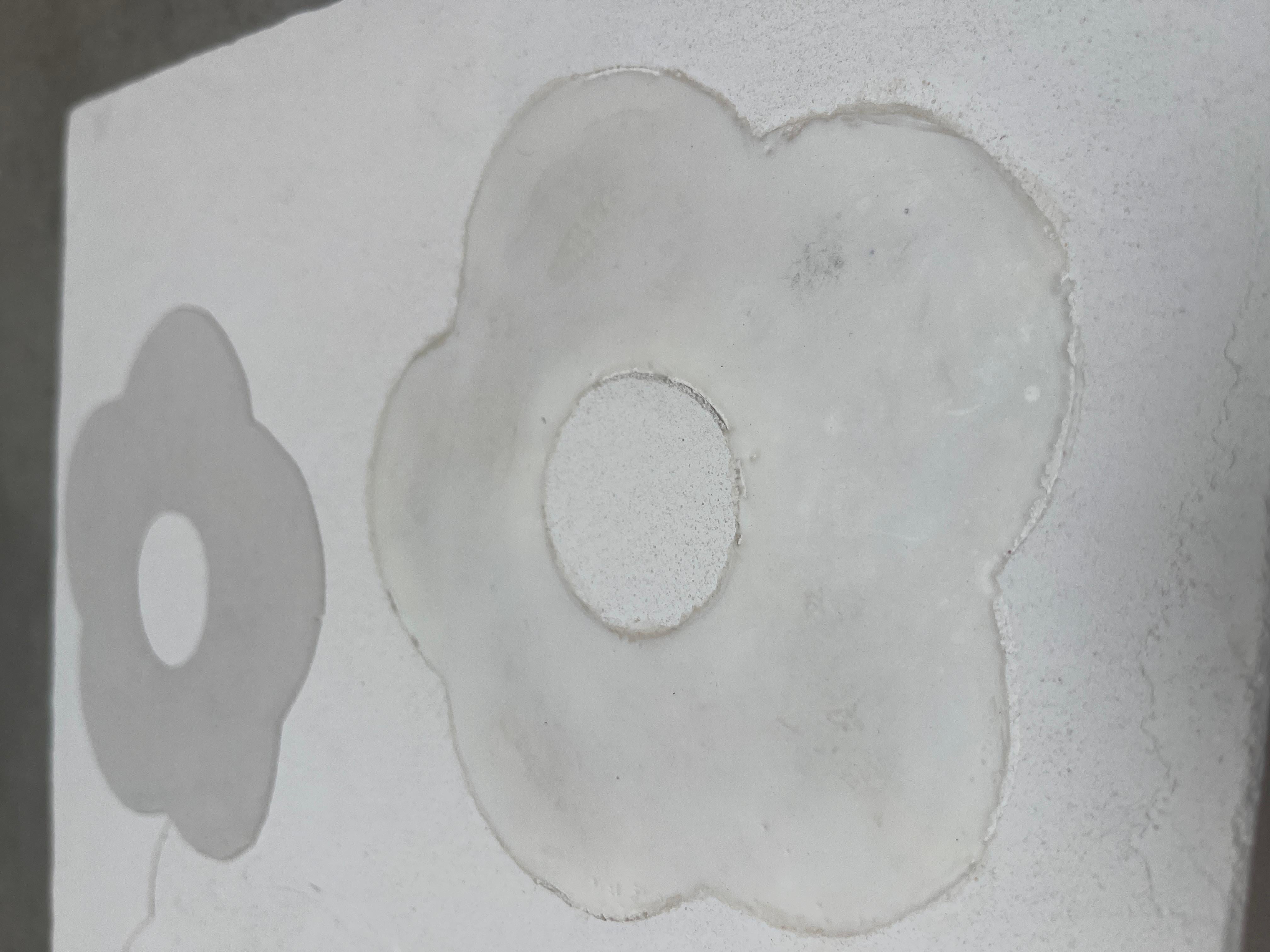 Flower Study White by Dawn Basset, a Tadelakt plaster on wood panel with wax accents, is part of a minimalist series debuted at the 2025 Seattle Art Fair.

A superb example of what can be accomplished when outdated limitations are removed, Dawn’s