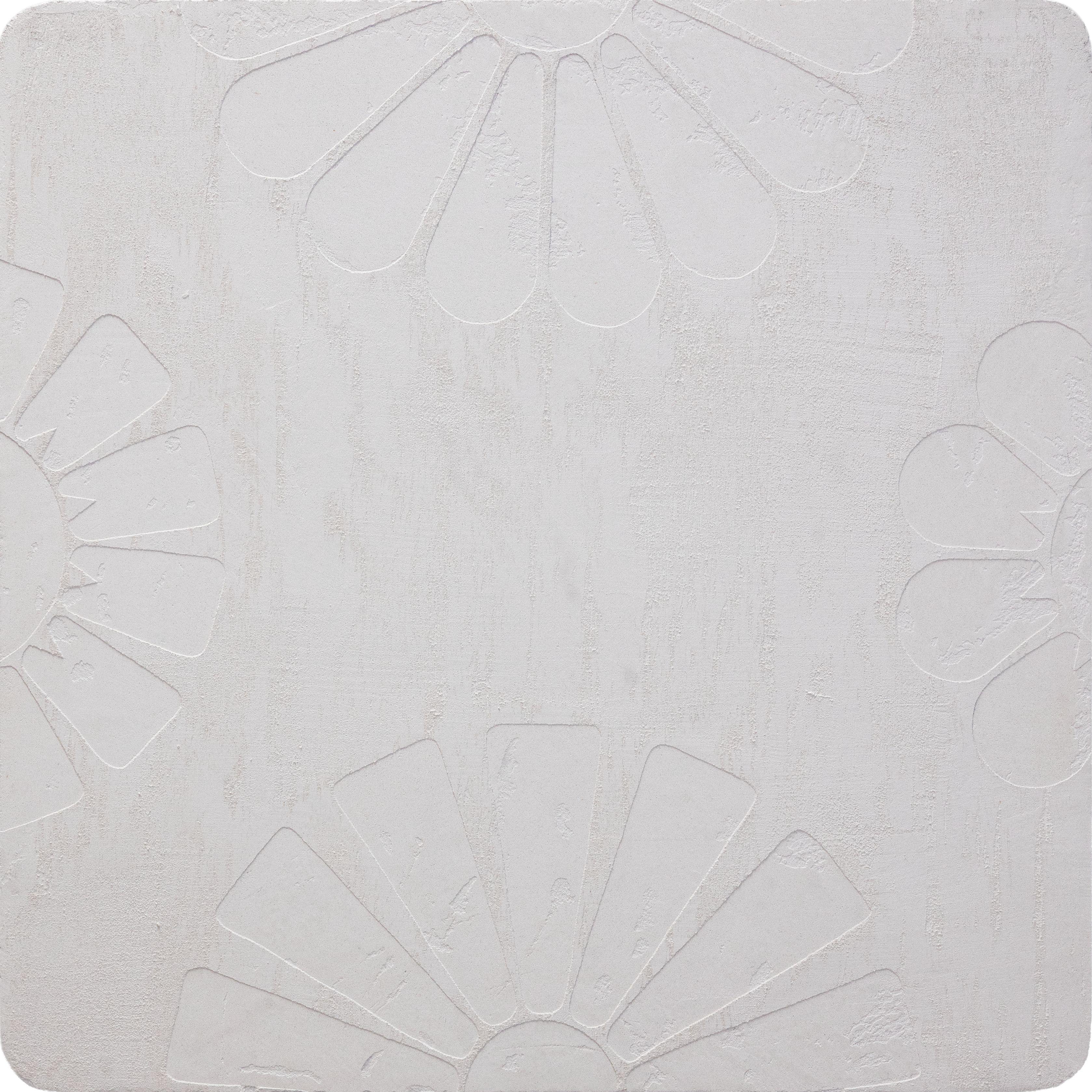 Scent: Moroccan Tadelakt on Custom Baltic Birch Panel, 2010s, New, 36x36 - Mixed Media Art by Dawn Bassett