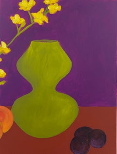 At The End of Summer 3 - Acrylic Still Life Painting on Wood Panel