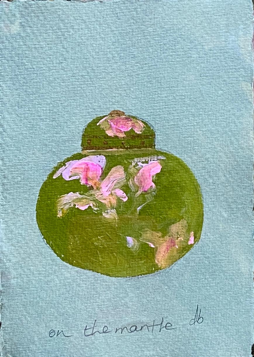 Sur le manteau 6 (rose) - Impressionnisme Mixed Media Art par Dawn Beckles