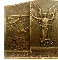Dawn of Aviation “Navigation Aerienne” Commemorative Medal, by A. Morlon