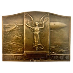 Dawn of Aviation “Navigation Aerienne” Commemorative Medal, by A. Morlon