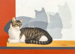 F. Dawn Snell "Me and My Shadows" Mixed Media, 1989