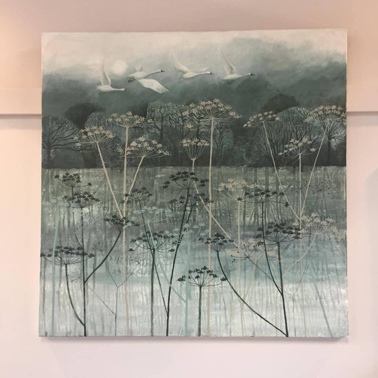 Dawn Stacey - Birds Flying High, painting of a landscape ... Dawn Stacey - Birds Flying High, painting of a landscape ...