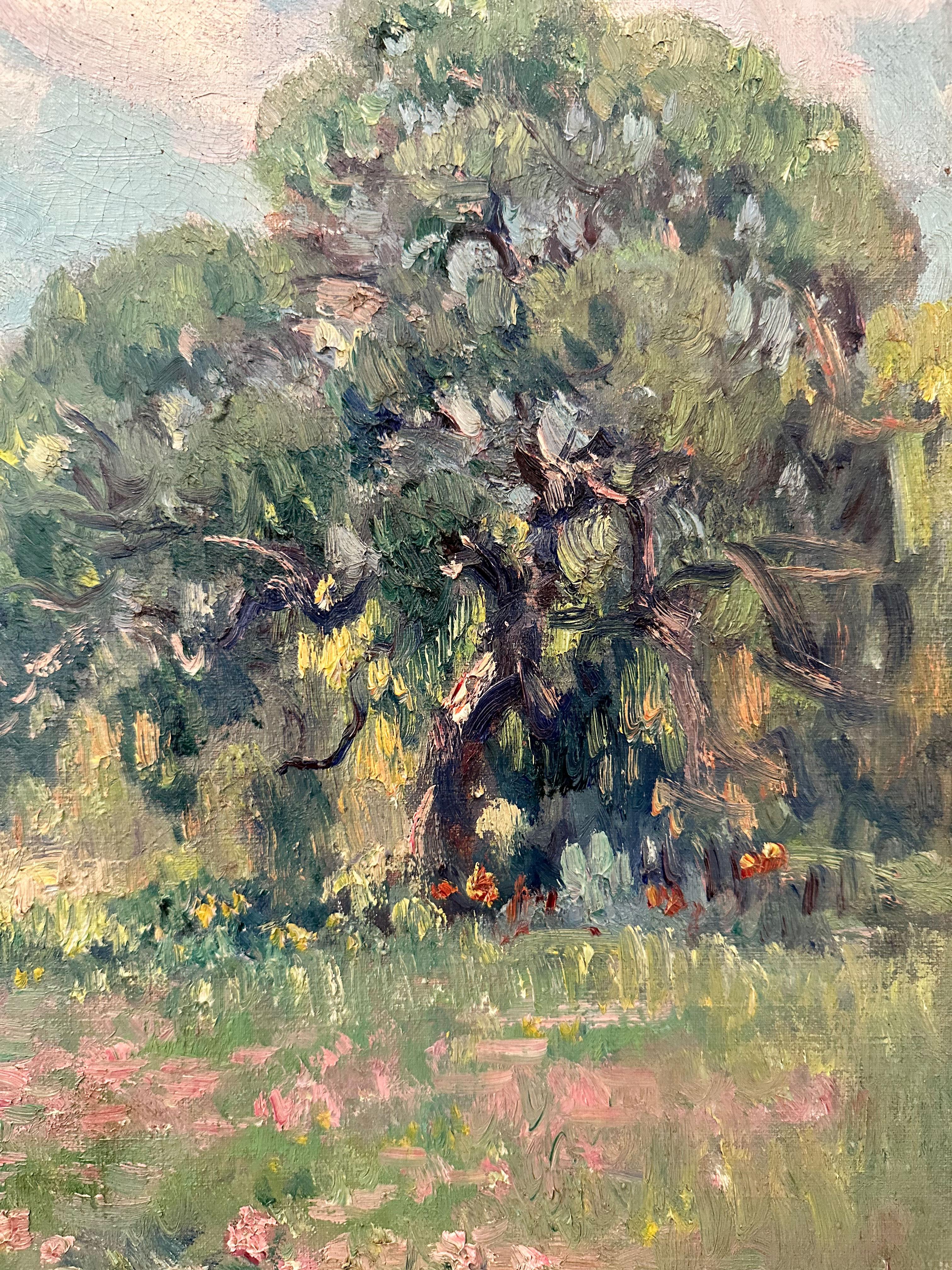 Original „Springtime Blooms“ von Dawson Dawson-Watson, Öl auf Leinwand, 21x16 in. im Angebot 4