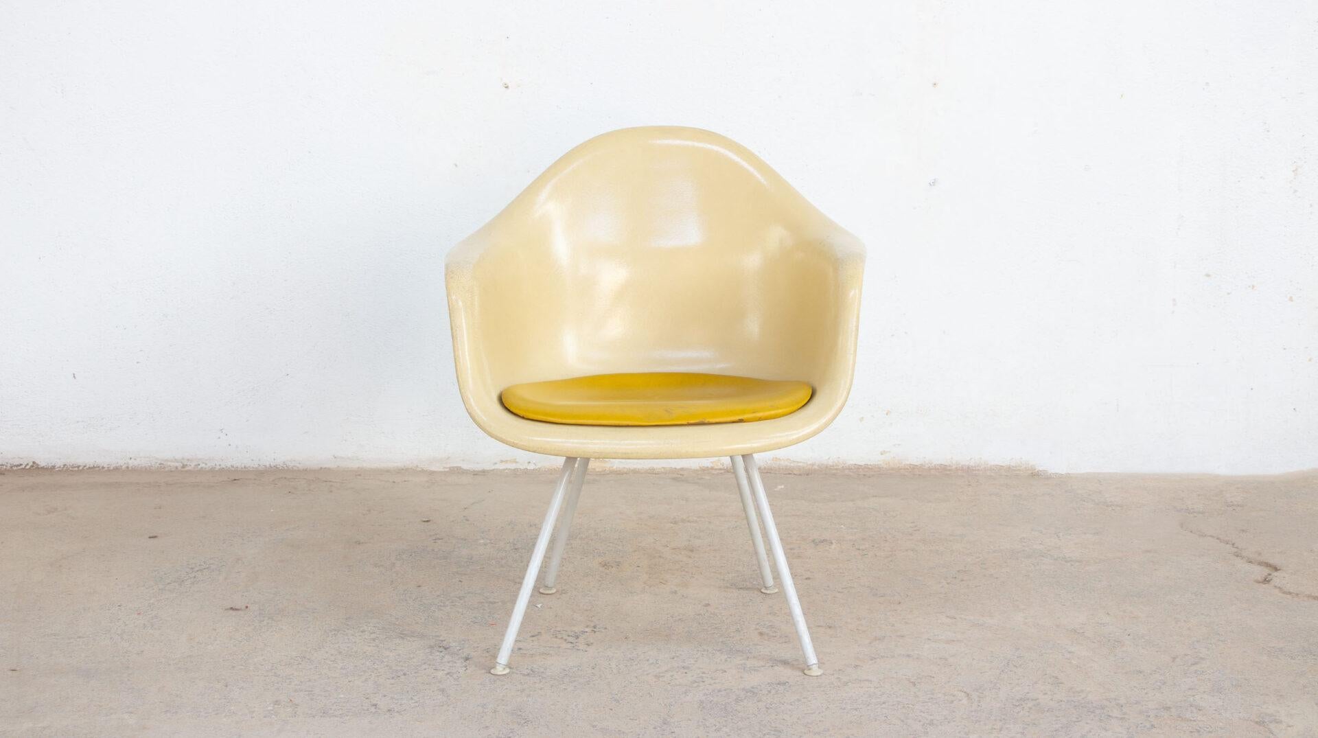 Americano Poltrona DAX di Charles e Ray Eames, edizione vintage di Vitra in vendita
