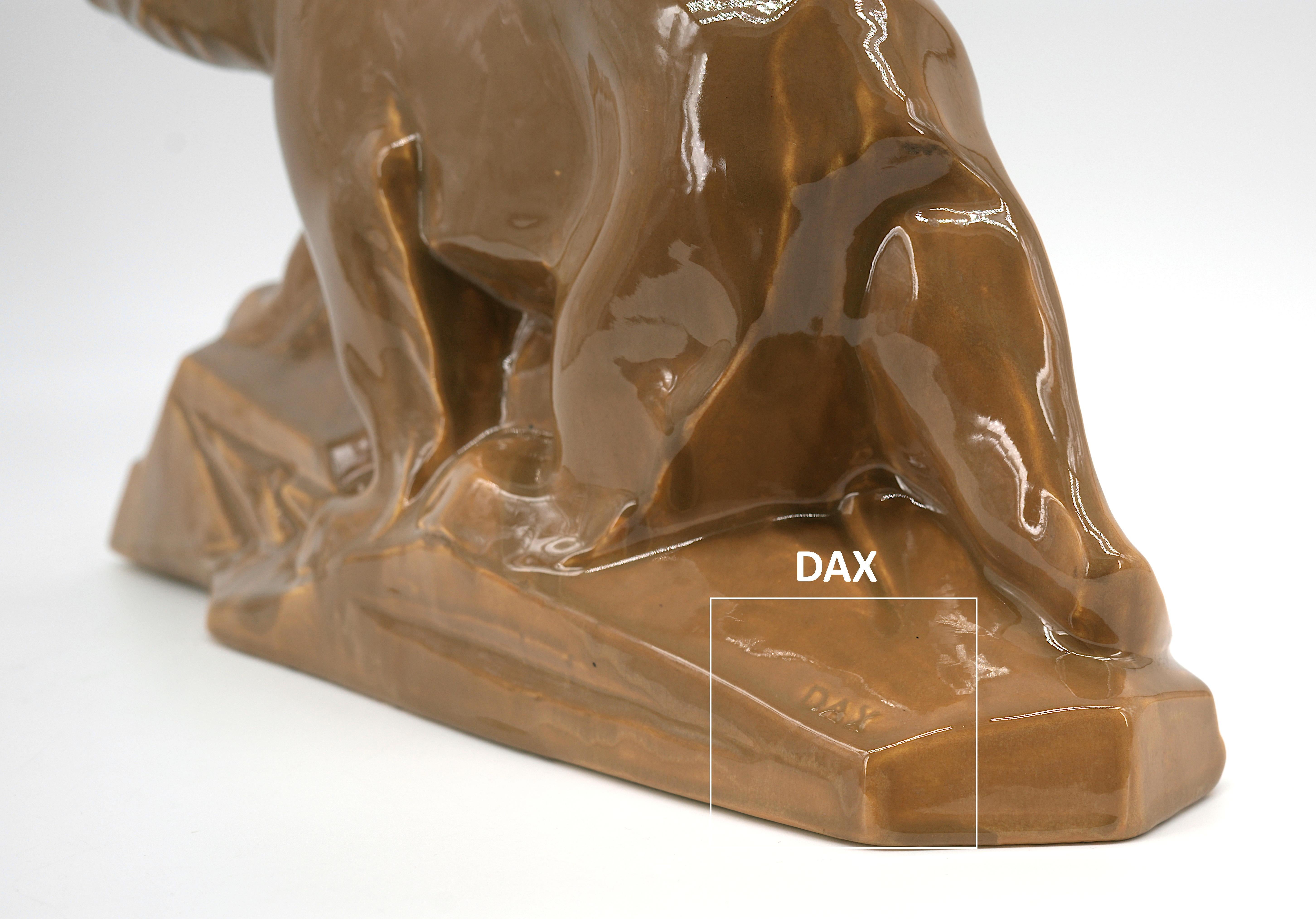 Oso polar de cerámica DAX, 1920 en venta 3