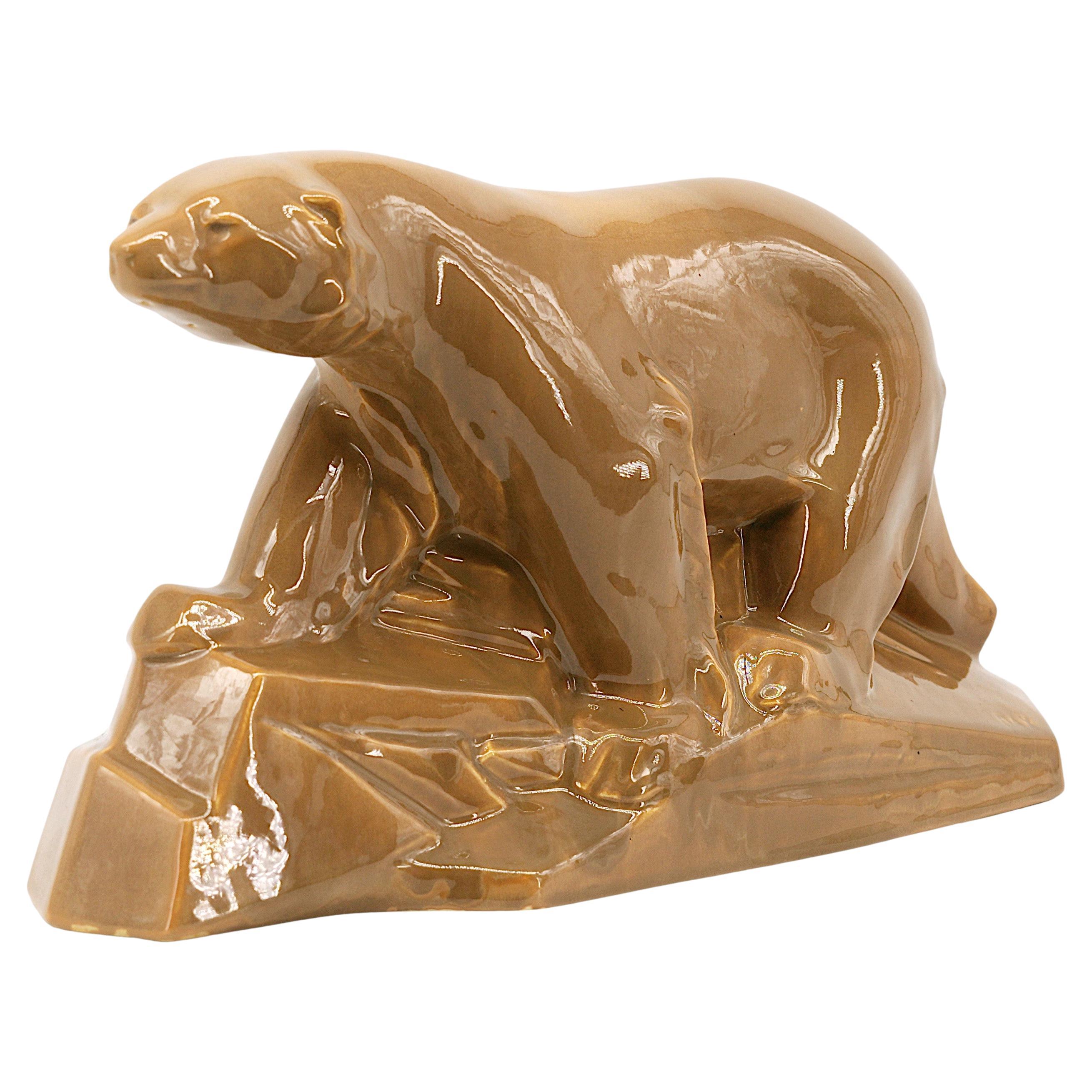 Oso polar de cerámica DAX, 1920