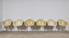 DAX Dining Chairs by Charles and Ray Eames for Herman Miller 1960s Set of 6