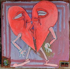 Heart Attracts (cadre 03) - Peinture de Dax Norman - 2023