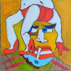 Peinture « Thinking Cap » de Dax Norman - 2023