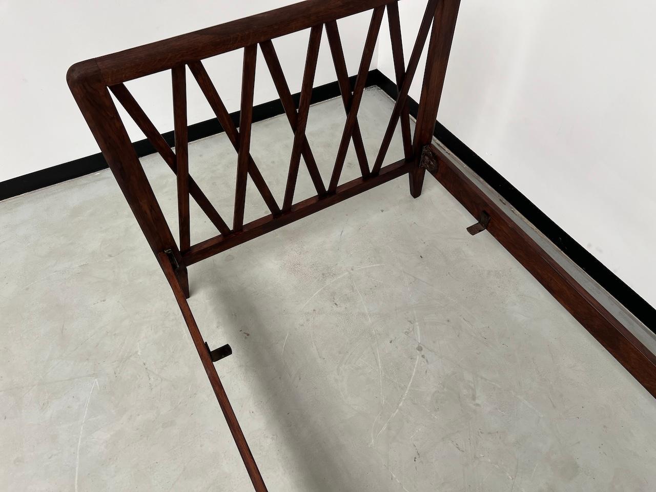 Oak Day bed / Bed 1950'S DLG Jacques Adnet