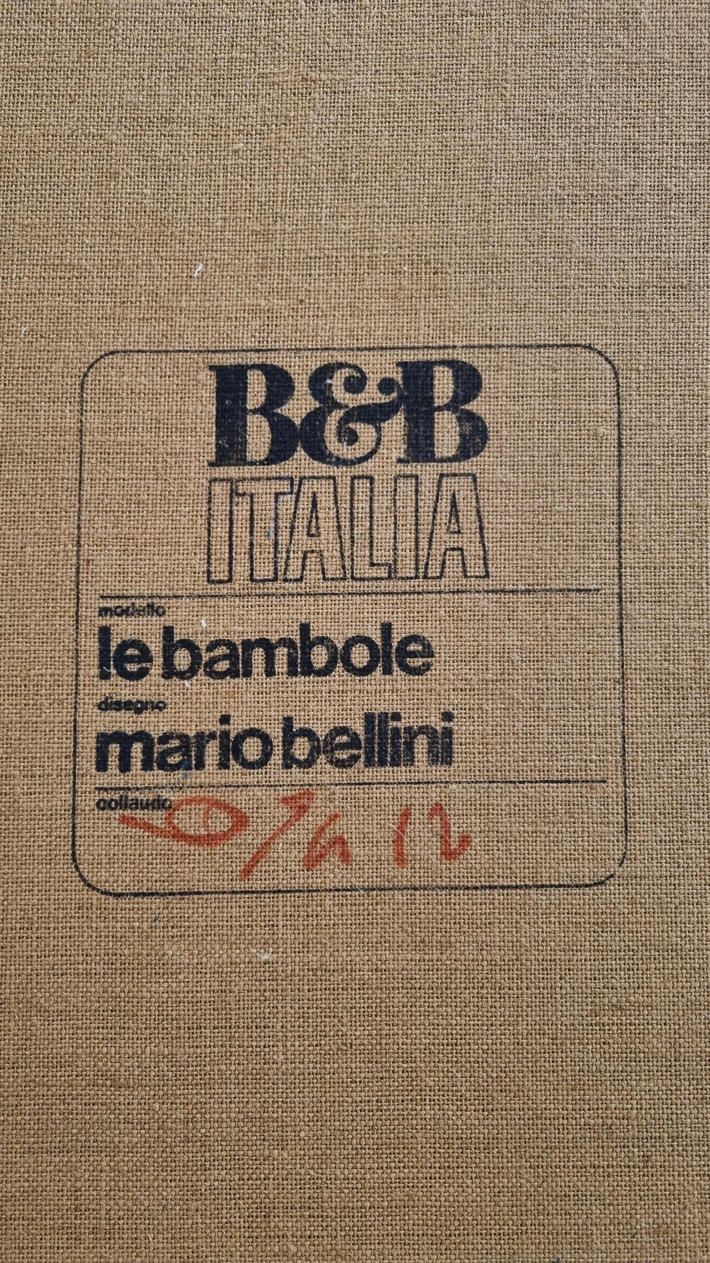 Tagesbett Le Bambole von Mario Bellini für B&b Italia, 1972 im Angebot 5